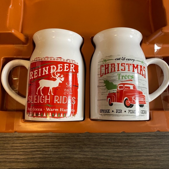 NEW SET 2 CERAMIC CHRISTMAS MUGS - Picture 8 of 10